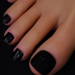 Fußnagelfarbe-Black