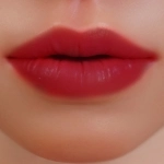 Lippenfarbe:Dark-red